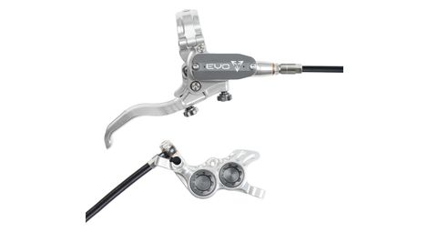 Frein arrière hope tech4 evo gr4 argent/gris durite standard