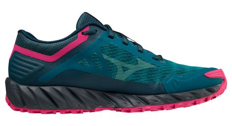 Chaussures de running mizuno wave ibuki 3 bleu rose femme