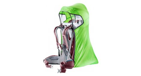 Housse de pluie deuter kc rain cover deluxe pour sac porte bebe vert kiwi