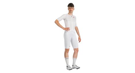 Culotte con tirantes castelli free aero race hombre blanco