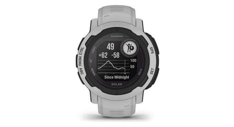 Montre connectée - garmin - instinct 2 solar - mist gray