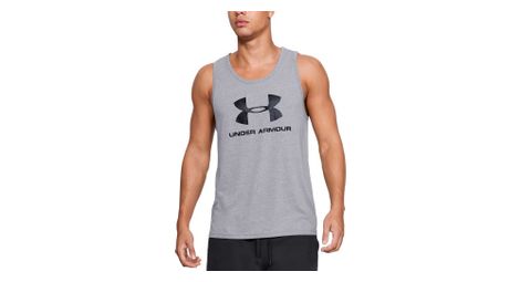Debardeur gris homme under armour sportstyle logo tank
