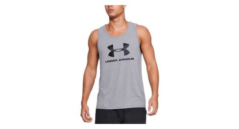 Débardeur gris homme under armour sportstyle logo tank