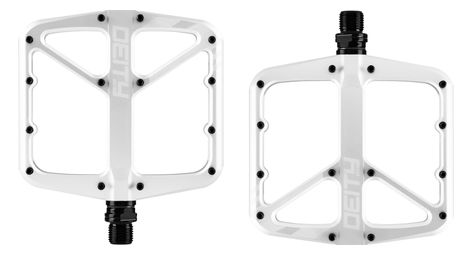 Paire de pédales plates deity supervillain argent