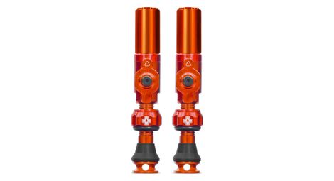 Valvole tubeless muc-off big bore hybrid orange