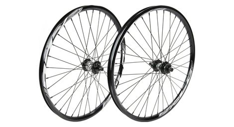 Coppia ruote bmx excess xlc-1 cruiser 24'' | 10 mm | 36 fori nero