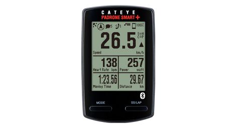 Cateye Padrone Smart+ Fahrradcomputer Schwarz