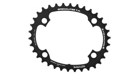 Plateau route 4bra d.110 pour shimano ultegra r8000 - 6800 ta x110 ovalution2 34dts interieur compatible 105  5800-dura ace 9000+9100 noir 11v.