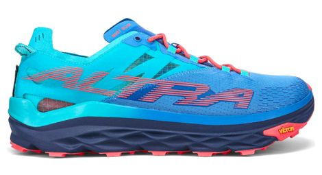 Altra mont bleu rouge trail running shoes