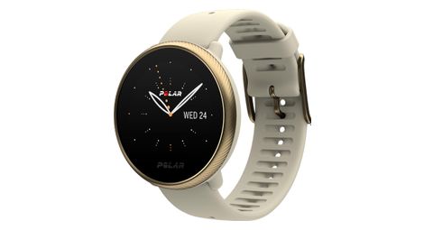 Gereviseerd product - gps horloge polar ignite 2 goud beige champagne