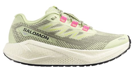 salomon aero blaze 3 grvl running shoes green pink women s