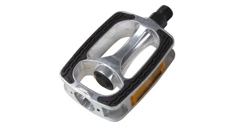 Pédale eltin balade aluminium/caoutchouc
