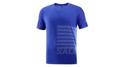 Maglia salomon sense aero a manica corta blu