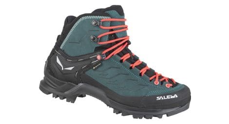 Salewa mountain trainer mid gore-tex women's hiking shoes blue