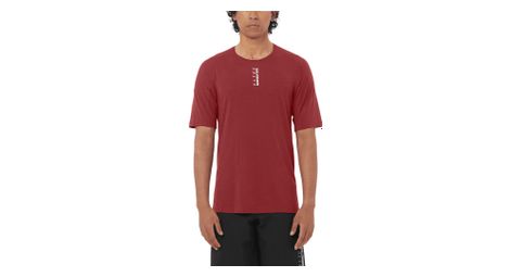 Camiseta de manga corta Salomon Ultra All Day All Mountain Roja para hombre