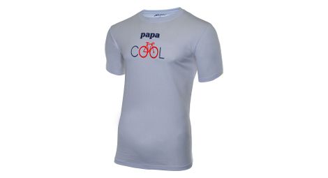 T shirt manches courtes rubb r papa blanc