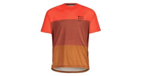 Maglia mtb manica corta maloja barettim. multi arancione m