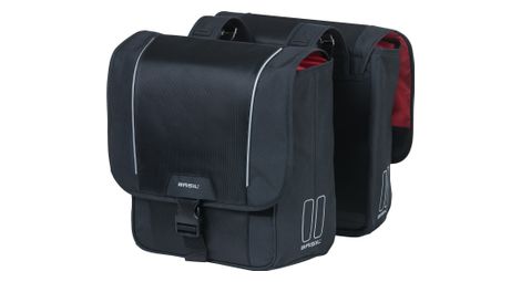 Sacoche double basil sport design 32 litres noir