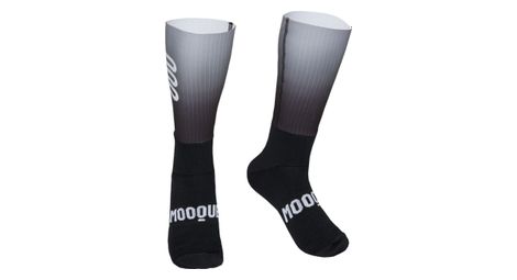 Chaussettes+hautes+de+cyclisme+aero+avec+grille+sublimee+corsa+mooquer+noir