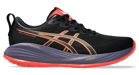 Asics Gel-Cumulus 27 Laufschuhe Schwarz/Koralle Herren