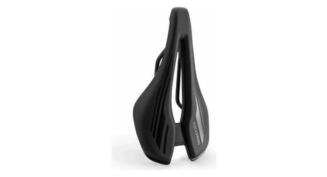 Selle de vélo creuse en cuir PU et éponge antichoc Rockbros- noir