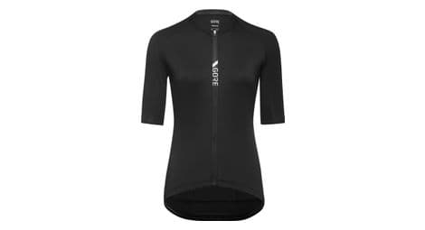 Maillot de manga corta gore wear torrent mujer negro