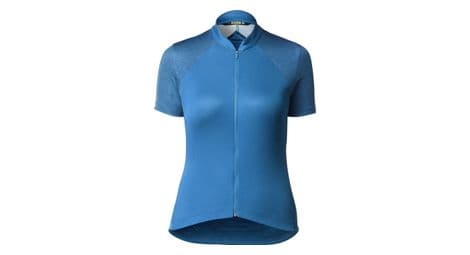 Mavic womens long sleeves sequence graphic mykonos blue