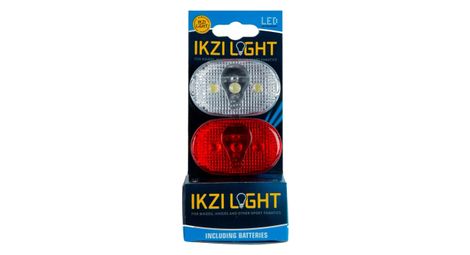 Ikzi kit éclairage ovale 3 leds batterie
