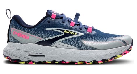 Brooks cascadia 18 trailrunning-schuhe blau/grau damen