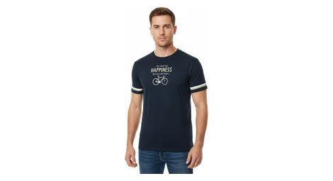 Rubb'r Happiness Kurzarm T-Shirt Schwarz