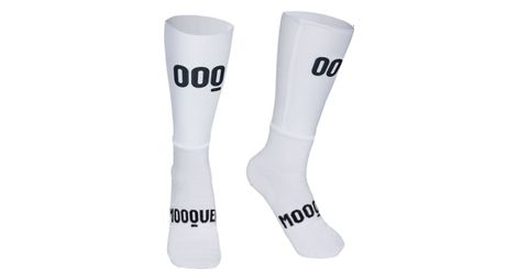 Chaussettes+hautes+de+cyclisme+aero+avec+grille+sublimee+corsa+mooquer+blanc