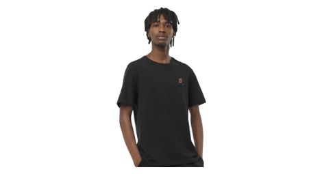 Camiseta de manga corta salomon furious negra