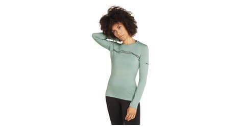 Baselayer femme icebreaker merino 200 oasis mountain pulse vert