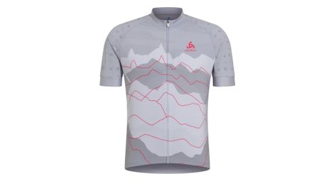 Maillot manches courtes odlo performance pyrénées - gris