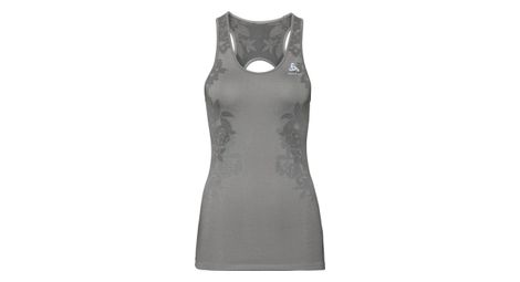 Debardeur femme odlo ceramicool blackcomb gris argent noir