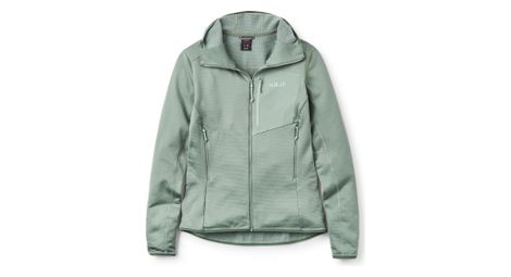 Polaire rab ascendor light hoody vert femme