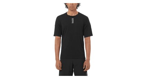 salomon ultra all day all mountain short sleeve shirt black men s