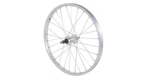 Roue vtt 20  arriere alu moy alu axe plein rl 6-7v. (vendu avec ecrou 10x100)