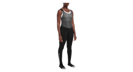 Pantaloncini con bretelle termiche Altura Progel Plus da donna, nero