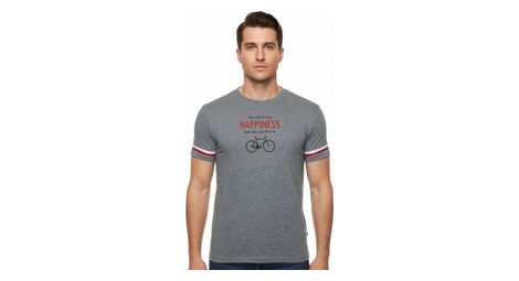 camiseta de manga corta rubb r happiness grey
