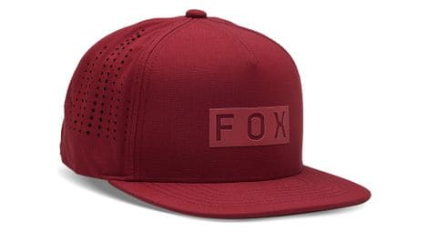 Gorra fox snapback wordmark tech os roja