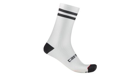 Chaussettes Castelli Original 18 Blanc Noir