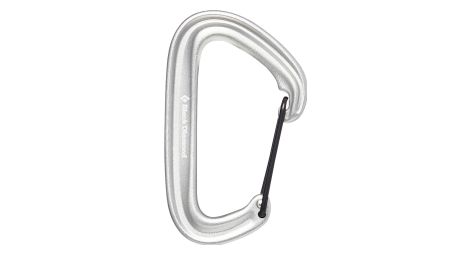 Mousqueton black diamond litewire gris clair