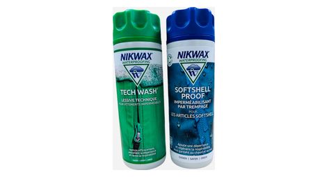 Lessive TECH WASH 300ml + Imperméabilisant SOFTSHELL PROOF 300ml