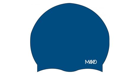 Bonnet de bain mako signature bleu