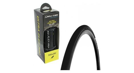 Pneu 700 x 25c deli route noir tringle souple