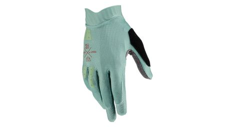 Guantes largos para mujer leatt mtb 1.0 gripr verde claro