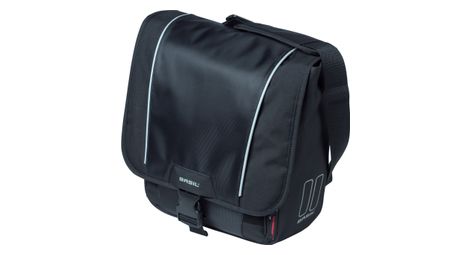 Basil sport design bolsa de bicicleta individual 18 litros negro