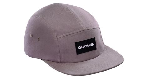 Salomon five panel cap violet unisex