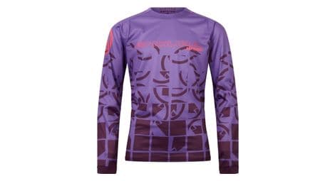 Maillot de manga larga endura mt500 burner infantil morado